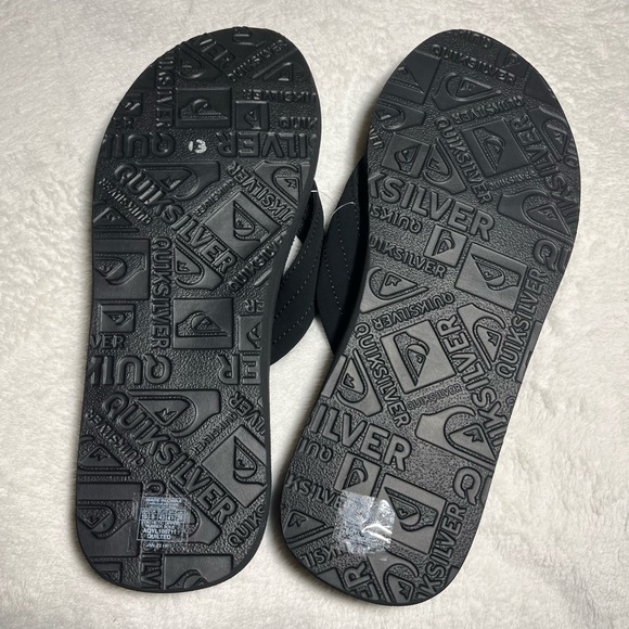 Mew Quicksilver Black‎ Women’s Flip Flops shoes Sz 10 - Picture 4 of 6